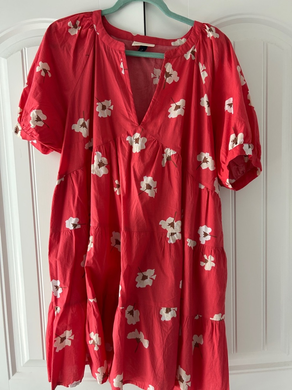 Universal Thread Coral Floral Mini Dress